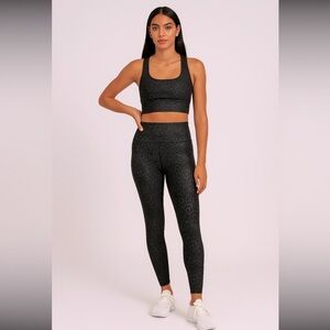 Nimble Black Leopard Print Leggings 6